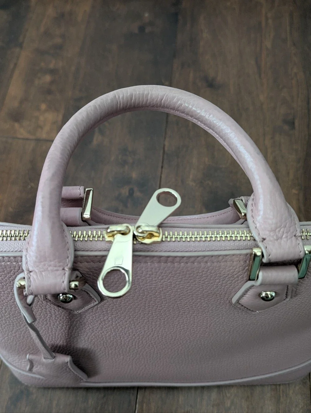 Mi Piaci Blush Pink Dome Satchel Alma Style Handbag
